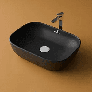 Melissa Glossy Black bathroom setting
