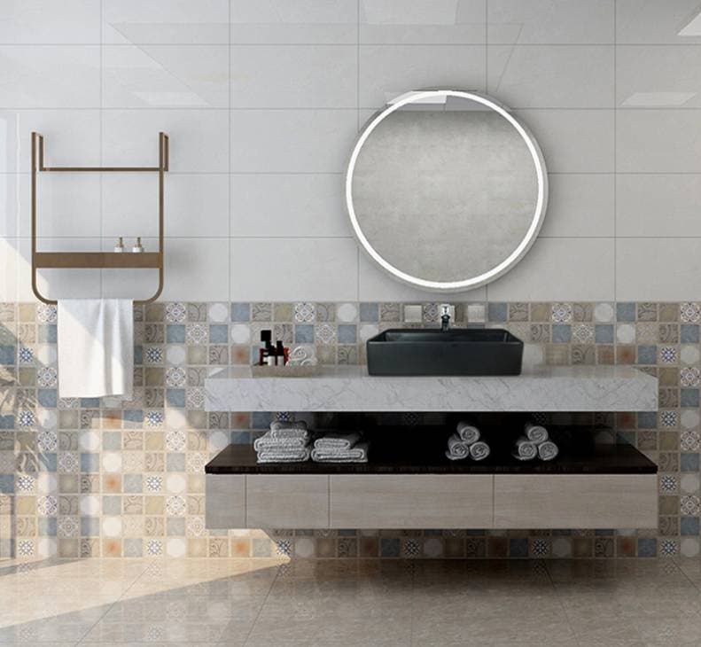 Bathroom tiles